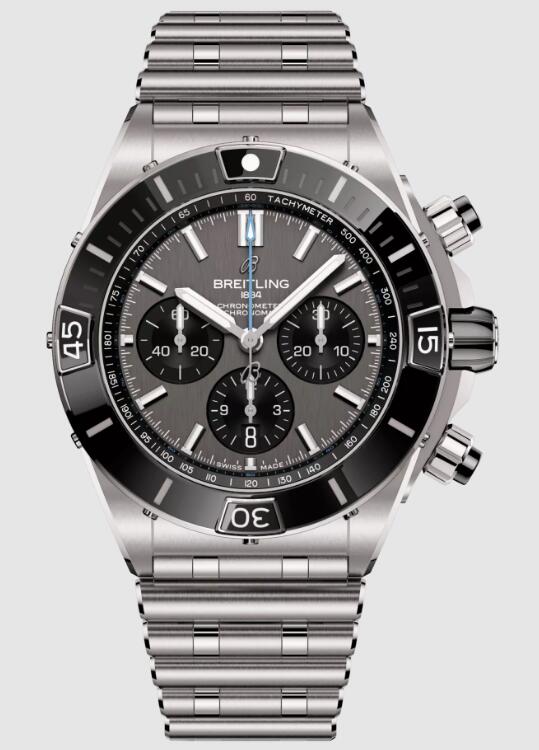 Review Breitling Super Chronomat B01 44 Replica watch EB0136251M1E1 - Click Image to Close